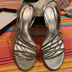 Ralph Lauren silver sandals